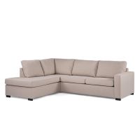 Vurna Angel 3-zits hoekbank links stof - beige