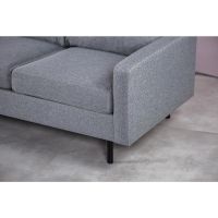 Vurna Dianna 3-zits hoek links stof - grijs