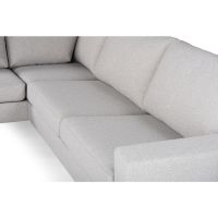 Vurna Cover 3-zits hoekbank links stof - grijs