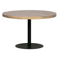 Tablo onderstel ronde poot metaal zwart van het woonmerk Woood