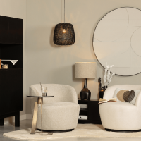 Alya vloerkleed organisch 170 x 240 cm milk van het woonmerk Woood