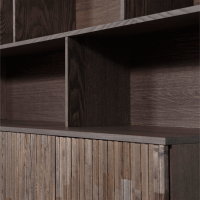 New Gravure wandkast essen fineer espresso van het woonmerk Woood