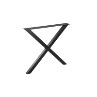 Tablo onderstel X-poot metaal zwart (1 stuks) van het woonmerk Woood
