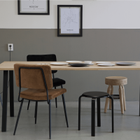 Tablo onderstel A-poot metaal zwart (1 stuks) van het woonmerk Woood