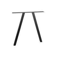 Tablo 2-standen poot vierkant metaal zwart (1 stuks) van het woonmerk Woood