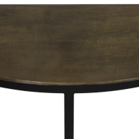 Peto sidetable 100x42x76 cm antiek brons/zwart van het woonmerk Light & Living