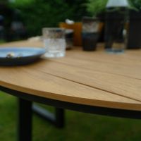 Arezzo picknickset rond polywood teaklook