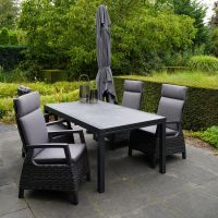 Carcassonne uittrektafel 180/250x100x75cm