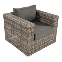 Loungestoel Perugia - grijs