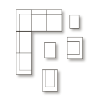 Loungestoel Perugia - grijs