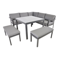 Loungehoekset Xara - grijs