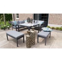 Loungehoekset Xara - grijs