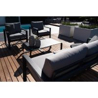 Loungeset Belezza - lichtgrijs