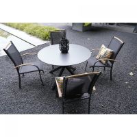 Stapelstoel Monza - zwart