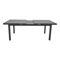 Uittrektafel Baleno nuance 180/240x100 cm - antraciet