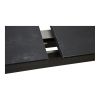 Uittrektafel Baleno nuance 180/240x100 cm - antraciet