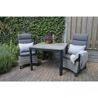 Tuintafel Castilla nuance 100x100 cm - antraciet