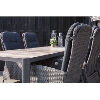 Tuintafel Castilla nuance 220x100 cm - bruin