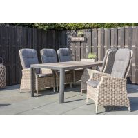 Tuintafel Castilla nuance 220x100 cm - bruin