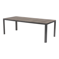 Tuintafel Castilla nuance 220x100 cm - bruin