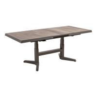 Uittrektafel verstelbaar Castilla Pardo 143/183x88x54/74cm - bruin