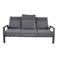 Loungebank Ohio 3-pers - grijs