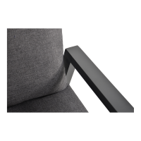 Loungebank Ohio 3-pers - grijs