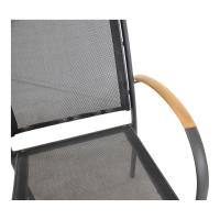 Stapelstoel Monza - zwart