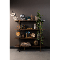 Dutchbone Class wandrek MDF 40x140x146 cm bruin/goud