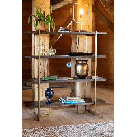 Class wandrek MDF 40x140x146 cm bruin/goud van het woonmerk Dutchbone