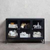 Nordic Home Ragnar dressoir - 130 cm - zwart