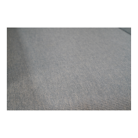 Teak loungebank teak 124cm + kussen