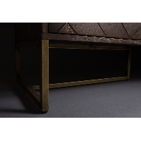 Dutchbone Class dressoir laag MDF 45x180x60 cm bruin/goud