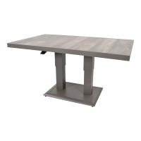 Loungetafel verstelbaar Prato Pardo 140x85 cm - bruin