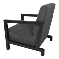 Loungestoel Verona - antraciet