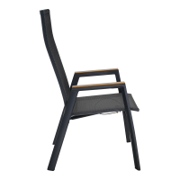 Standenstoel Amir teak nuance - antraciet