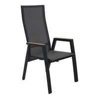 Standenstoel Amir teak nuance - antraciet