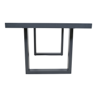 Lounge tafel hoog Prato 2.0 nuance 140x85 cm - antraciet