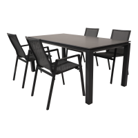 Tuintafel Monaco nuance - antraciet