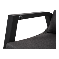 Loungebank Treviso Forte - antraciet