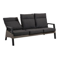 Loungebank Treviso Brick - grijs