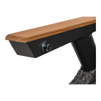 Loungebank Florence Forte - antraciet