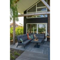 Loungehoekset Florence - grijs