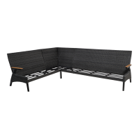 Loungehoekset Florence - grijs