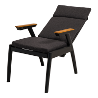 Tuinstoel Florence Alu - zwart