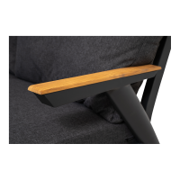 Loungehoekset Florence Alu - antraciet