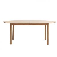 Nordic Home Bjørn uitschuifbare ovale eettafel - 100x190-280 cm - naturel