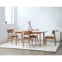 Nordic Home Bjørn uitschuifbare ovale eettafel - 100x190-280 cm - naturel