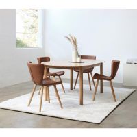 Nordic Home Bjørn uitschuifbare ovale eettafel - 100x190-280 cm - naturel
