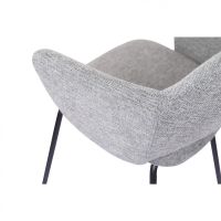 Nordic Home Nanette eetkamerstoel - grijs